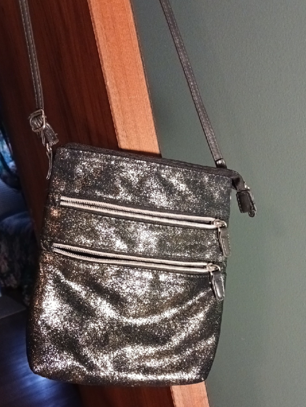 Soft Sparkling Crossbody Bag